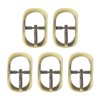 SUIKIHUM 5 Pack Roller Belt Buckle, 0.5 Inch Single Prong