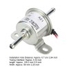 12V External Electric Fuel Feed Pump Replacement for Yanmar 4TNV88