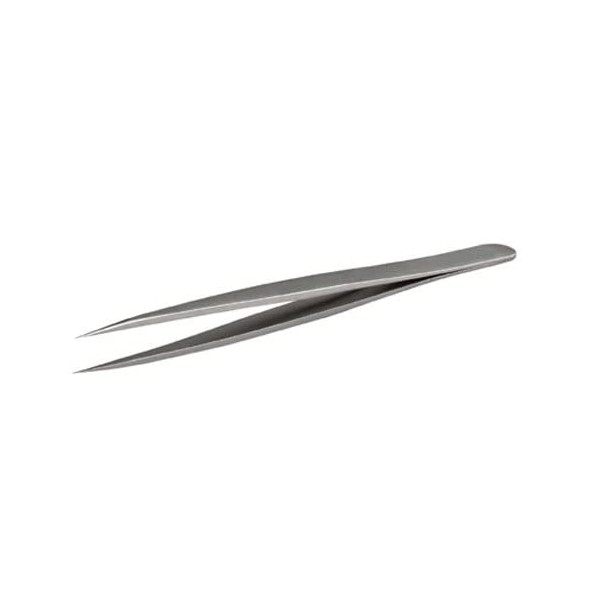SE 3" Stainless Steel Straight Tweezers with Pointed Tip
