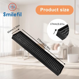 Smilefil Premium 5230W1A003A Microwave Charcoal Filter Compatible with LG Microwave Charcoal Air Filter Replacement, LMV1650ST, LMV1650SW, LMVM2085SB, 1 Pack