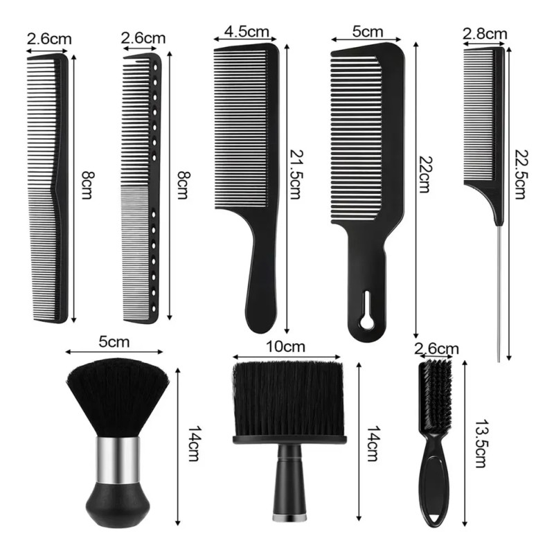 8pzs Cepillo Para Cabello Cepillo Extensiones Peine Peinetas