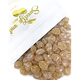 SweetGourmet Natural Sanded Ginger Drops | Old-Fashioned Hard Candy Bulk | 3 Pounds