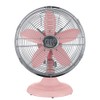 Good Housekeeping 92606 All-Metal 12" Retro Desk Office Table Fan
