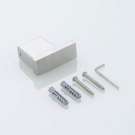 RANDOM Brushed Steel Towel Robe Hooks Bathroom Hardware Accessories Coat Hook 304 Stainless Steel Clothes Hook for Bath Kitchen Contemporary Hotel Style Wall Mounted 2 Pack.