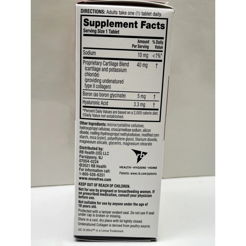 Schiff Move Free Ultra 3X Triple Action 75 Tablets NEW