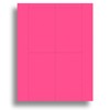 65lb Bright Pink Printable Index Cards 3x5 - Index Card