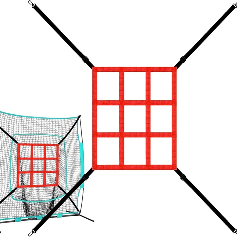 Coehaopike Baseball Strike Zone Target-Adjustable Throwing Pitching Hitting Batting Catching