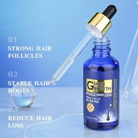 Pack of 2 Hair Growth Serum, Promotes Natural Hair Growth, Reduces Hair Loss, Nourishes the Scalp and Hair Follicles, Increases Hair Density, Ideal for All Hair Types, Gives Shine and Vitality