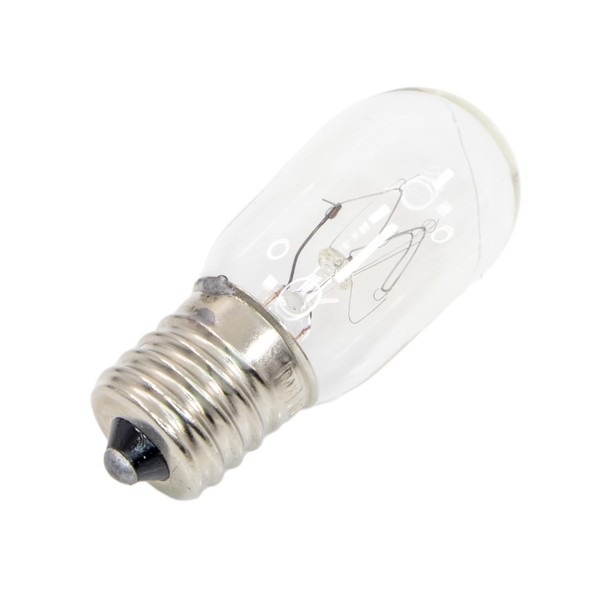 Interior Bulb T22 Shape, 15 W, Base, 0.7 inches (17 mm) (E17), Exterior Color, Clear, 1 Piece, Sewing Machine, Refrigerator, Small Lighting Fixture, Incandescent Bulb, This is not an LED