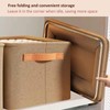 POCHY Folding Wardrobe Storage Box - Cotton and Linen Clothing