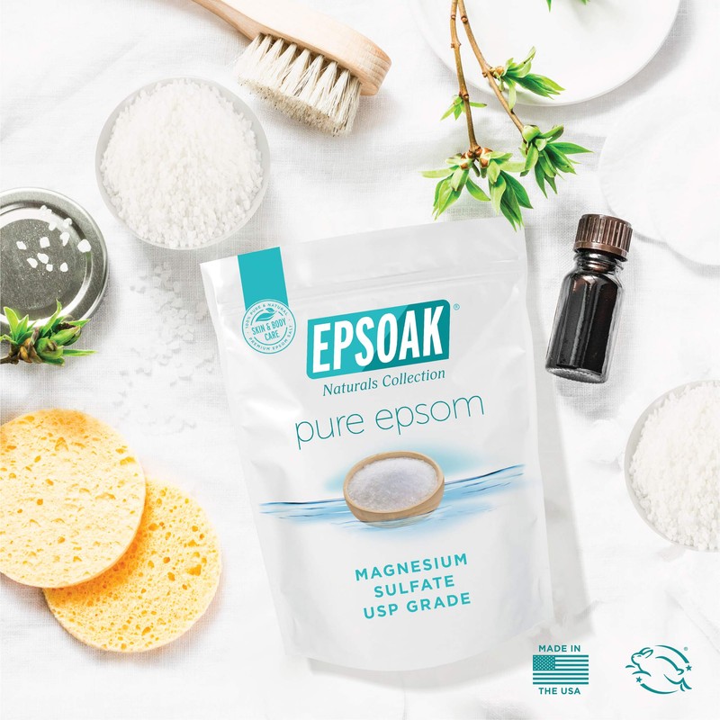 Epsoak Epsom Salt 2 lb. Magnesium Sulfate USP. (Qty. 1