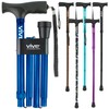 Vive Folding Cane - Foldable Walking Cane for Men, Women