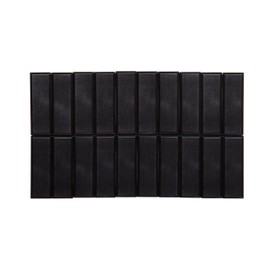 MAUL 1 kg Maulpro High Quality Rectangular Magnet for Whiteboards - Black (Pack of 20)