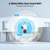 (2026 New) 4MP Dual Lens WiFi Security Camera System, 130°