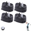 Syylqyr 4 Pcs Golf Ball Grabber, Golf Ball Picker Upper
