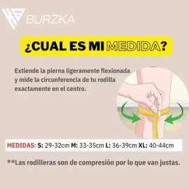 Rodilleras Neopreno Crossfit 7mm Compresion Gym Mujer Burzka Color Sail Talla M                                                                       