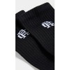 REIGNING CHAMP Men's 3 Pack Classic Crew Socks, Black, S-M