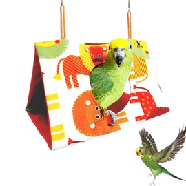 YANJIY Bird Nest House, Bird Nest Hammock, Bird Nest Cuddly House, Tent Bed, Parrot, Parrot Bed, Hanging Cave Bird Hammock, for Pets for Sleeping, Playing