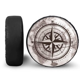 Tupalatus Print Wheel Tire Protectors for Campers Wrangler Spare Tire Cover Waterproof Dust-Proof Wheel Cover Universal Fit for Trailer, SUV 17 18 19 inch
