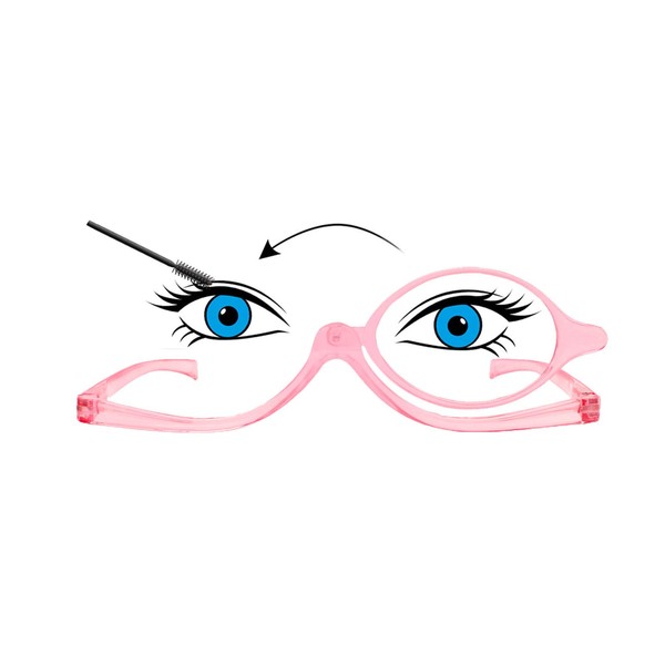 OCCI CHIARI Makeup Reading Glasses 2.5 Flip Down Folding Cosmetic