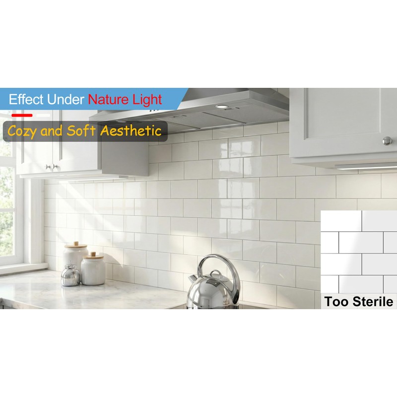 Yipscazo 2026 New Upgrade Peel and Stick backsplash 3 x