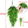 Antspirit 2pack Artificial Fake Hanging Ferns Plants Vine Fake Ivy