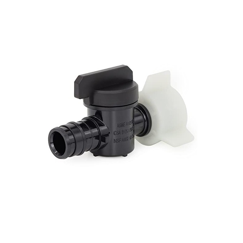 1/2" PEX-A Expansion x 1/2" FPT Swivel Poly Ball Valve,