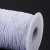 Trimming Shop 1mm Wide White Elastic Sewing Thread for Shirring