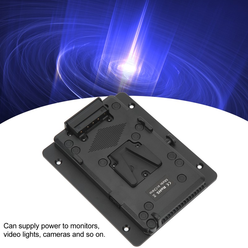 Battery Power Plate V Mount Adapter with D Tap Output