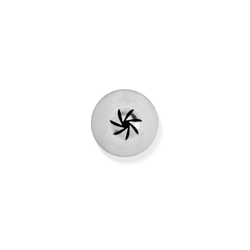 De Buyer Piping Bag Nozzle Stainless Steel Diameter 8 mm,