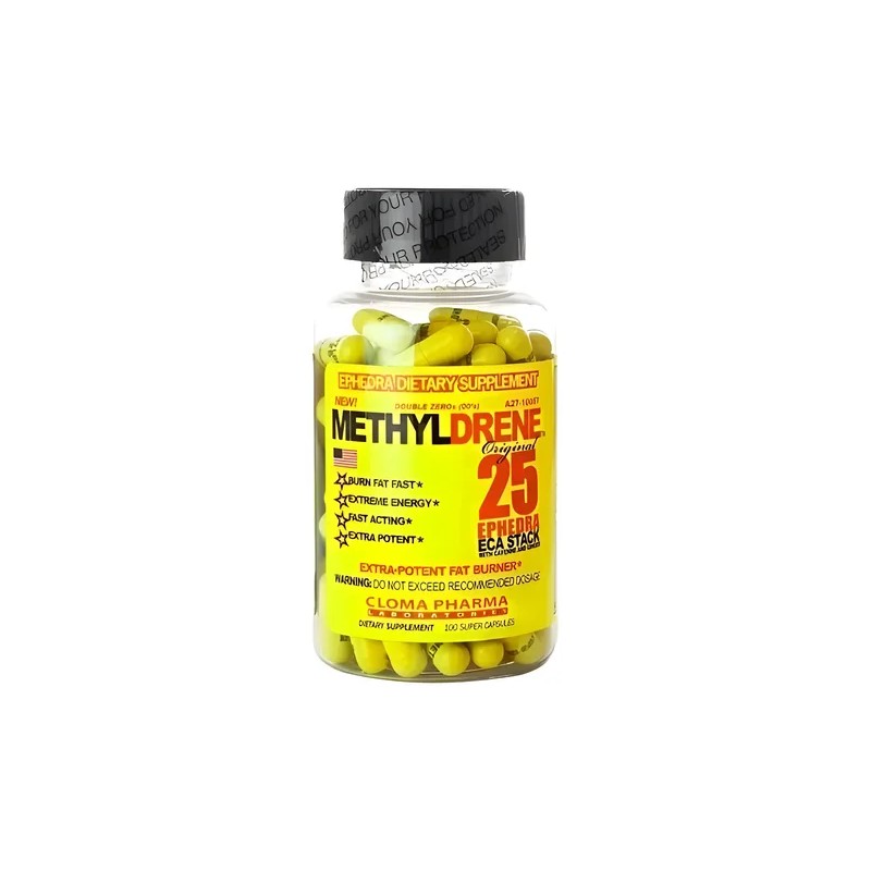 Cloma Pharma Methyldrene Amarillo 100 Capsulas