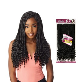 Sensationnel Lulutress Synthetic Crochet Braid - 3X GODDESS BOX BRAID 18" (2 Dark Brown)