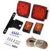 CZC AUTO 12V Submersible LED Trailer Tail Light Kit for