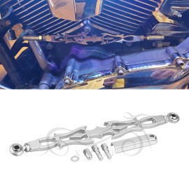 Unbranded Motorcycle Chrome Gear Shift Linkage For Harley Softail Electra Glide Road King