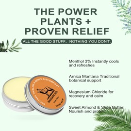 Therawolf Neuro Balm, Joint Care Soothing Cream, Arnica Oil, Camphor Blue, Chamomile Extract, Herbal Body Cooling Soothing Ointment, Daily Joint & Muscle Care (2)