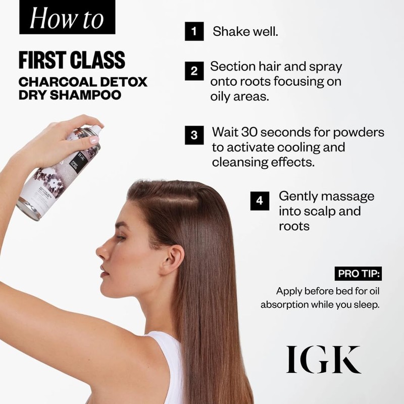 IGK First Class Dry Shampoo + Antisocial Dry Hair Mask