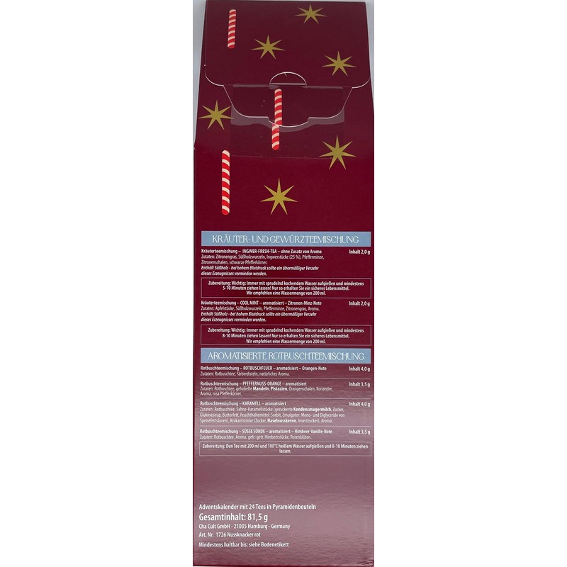 Tea Advent Calendar "Nutcracker"