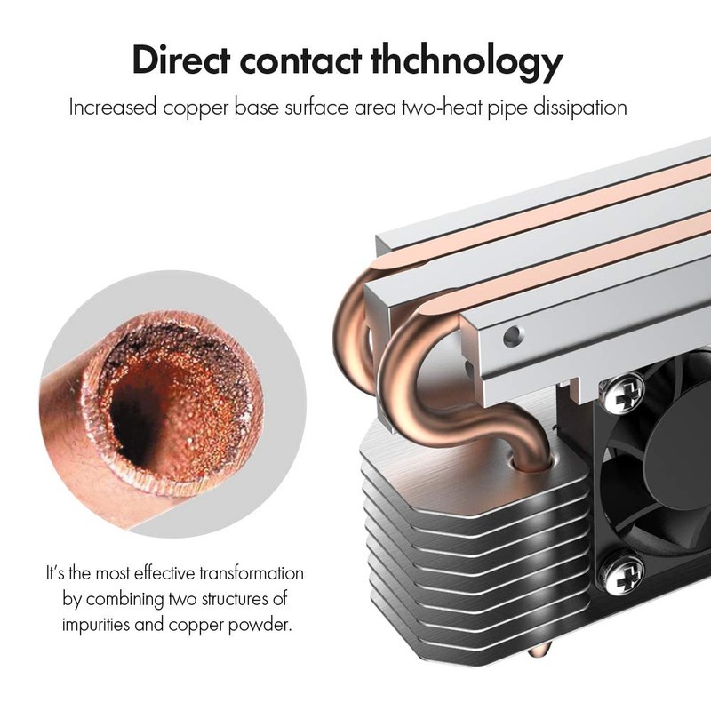 ineo M.2 2280 PCIe 5 SSD Rocket Heatsink Built-in Cooling