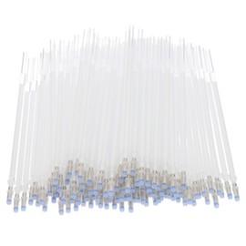 PATIKIL 100 Pcs Erasable Gel Pens Refills, 1mm Heat Erasable Pens Refills for Fabric Disappearing Ink Fabric Marking Pen for Sewing Quilting Writing, White Ink