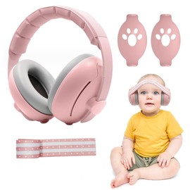 yotutun Baby Ear Protectors, Capsule Ear Protectors for Children and Baby, Baby Earmuffs, Baby Headphones Noise Protection with Noise Cancellation, Baby Capsule Ear Muffs for Travel, Celebrations