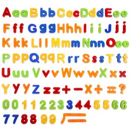 106 PCS Classroom Magnetic Letters and Numbers for Toddlers Early Educational Learning Toys for Kids