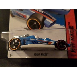 Hot Wheels 2015 Track Aces Honda Racer Grabber Blue 182/250