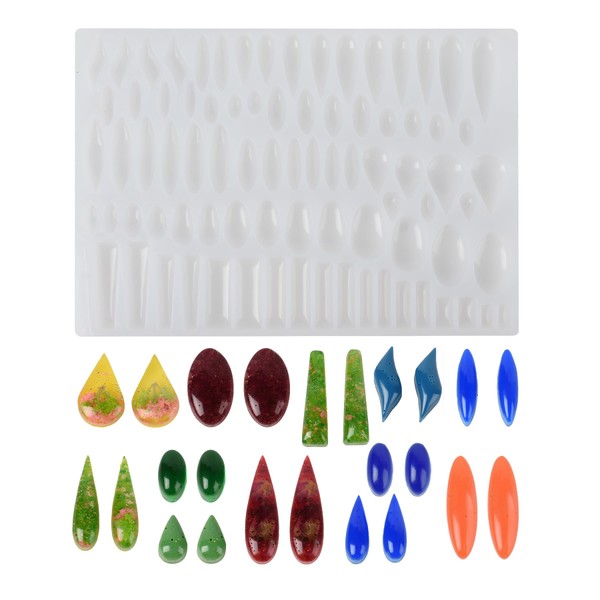 VYNYJOAN Earring Mold Silicone Jewelry Mold with Various Shapes and