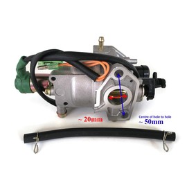 YAMASCO Replace Carburetor Carb with Solenoid Assy for Honda GX240 8HP GX270 9HP Generator Motor Engine Lawnmover Push Trimmers