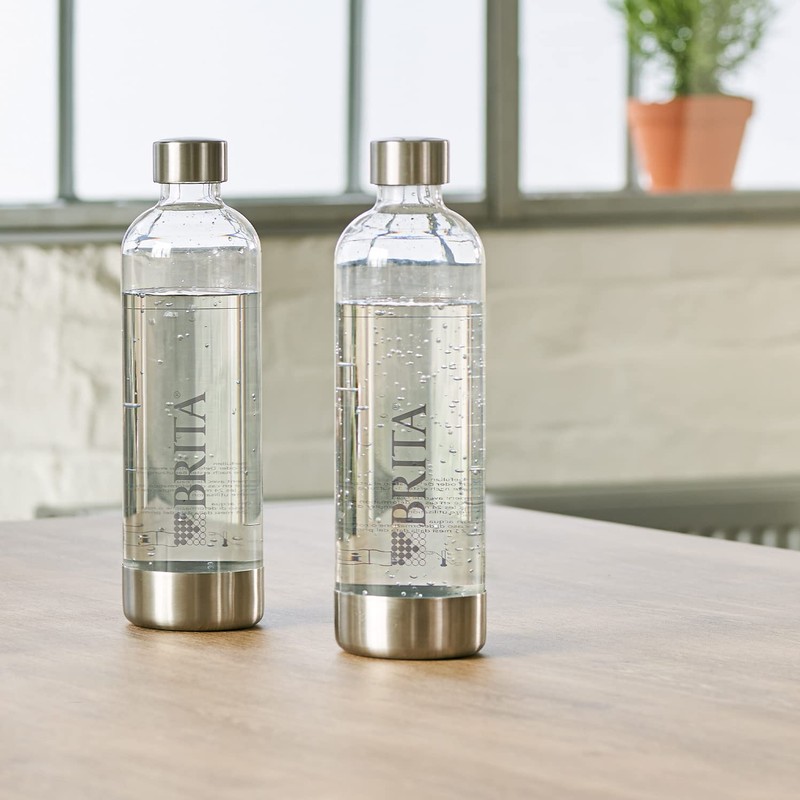 BRITA Bottles Pack of 2 for SodaONE Water Carbonator, 2