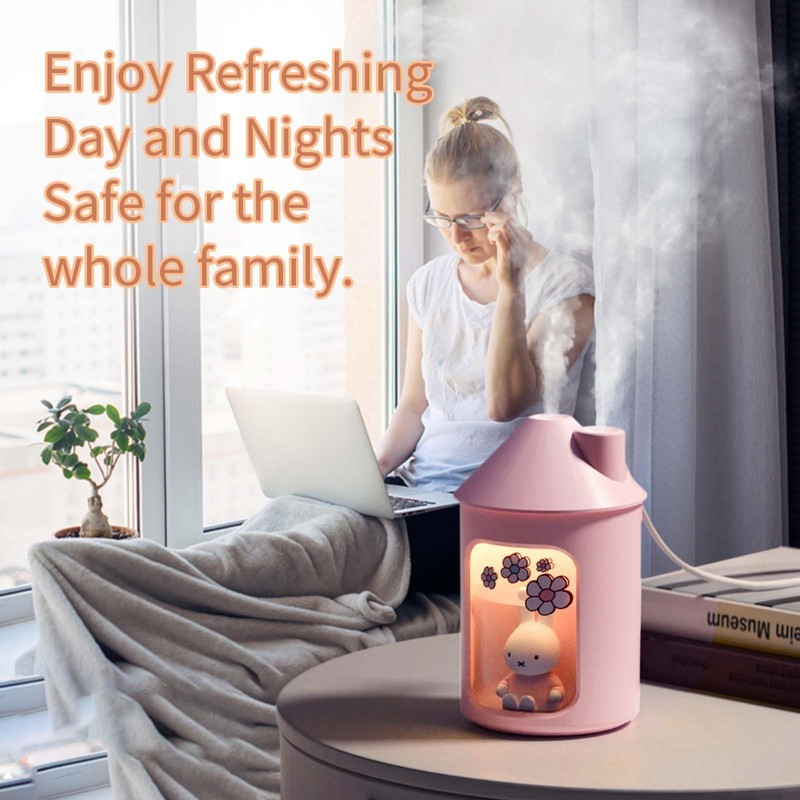 Mipow x miffy BTA700M Cool Mist Humidifier for Bedroom,Ultrasonic Quiet