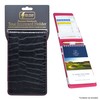 ON PAR Premium Crocodile Golf Scorecard Holder - Black/Pink