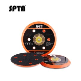 SPTA 백커 백킹 듀얼 5인치 6인치 샌더용 플레이트 자동차 DA502용 액션 에어 훅앤루프 패드 광택기 [5 inch with 6 hole] SPTA Backer Backing Dual 5 inch 6 inch Sander Plate Action Air Hook and Loop Pad for DA502 Polisher [5 inch with 6 hole]