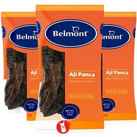 Belmont Aji Panca Seco Peruano| Dried Panca Pepper from Peru (1.6oz / 45g) 3 Pack