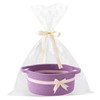 HomeyPine Empty Gift Bowknot Basket with Ribbons and Bow and